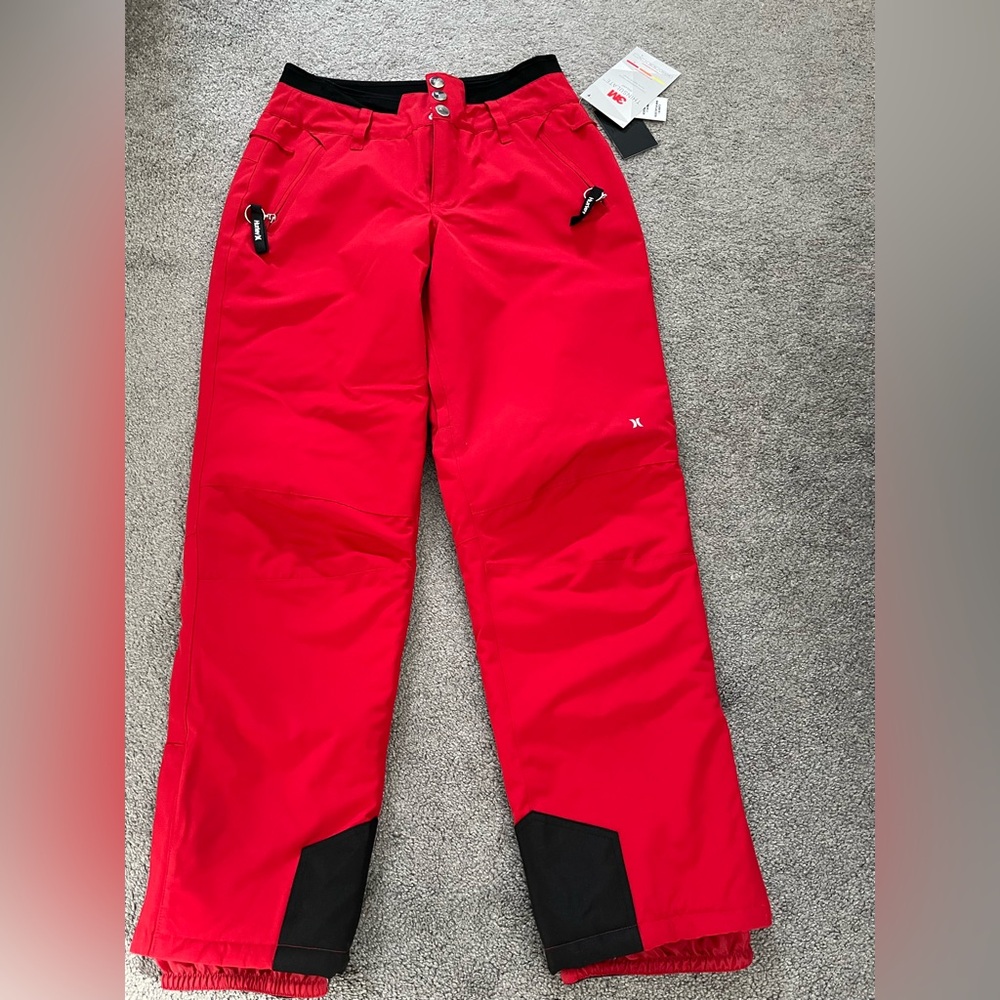 Hurley Women's Flurry Snow Pant with Black Accents - New With Tags